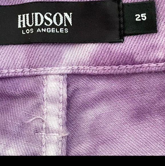 HUDSON- The Viper Mini Skirt/Lilac Fatigue Tie Dye-25 (US-0) - Picture 5 of 12